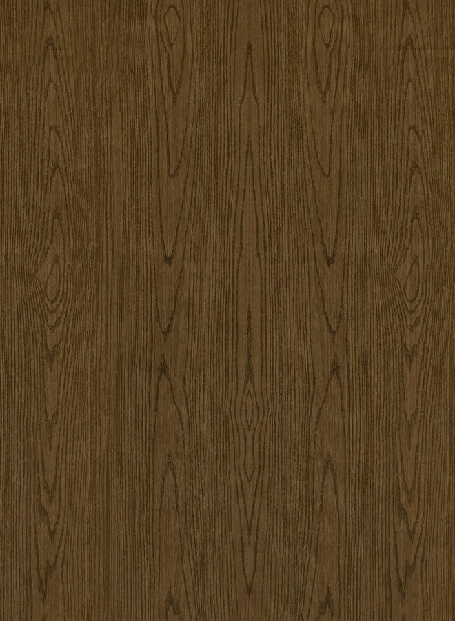 HOMEMATES Self-Adhesive Wallpaper Waterproof Old Furniture Vinyl Stickers Wooden Door Wardrobe Desktop PVC Wall Papers 45 X 304 CM- (Brown Wood) - Image 2